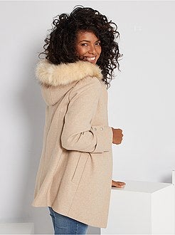 Zwangerschapsjas met woleffect - Kiabi