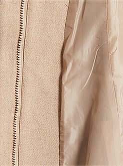 Zwangerschapsjas met woleffect - Kiabi