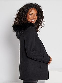 Zwangerschapsjas met woleffect - Kiabi