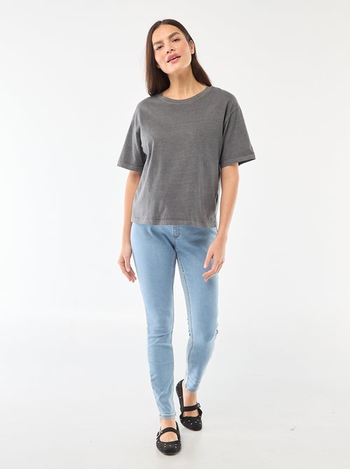 Zwangerschapsjegging met band - Kiabi