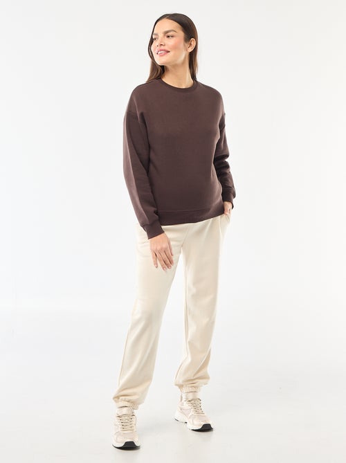 Zwangerschapsjoggingbroek van french terry - Kiabi