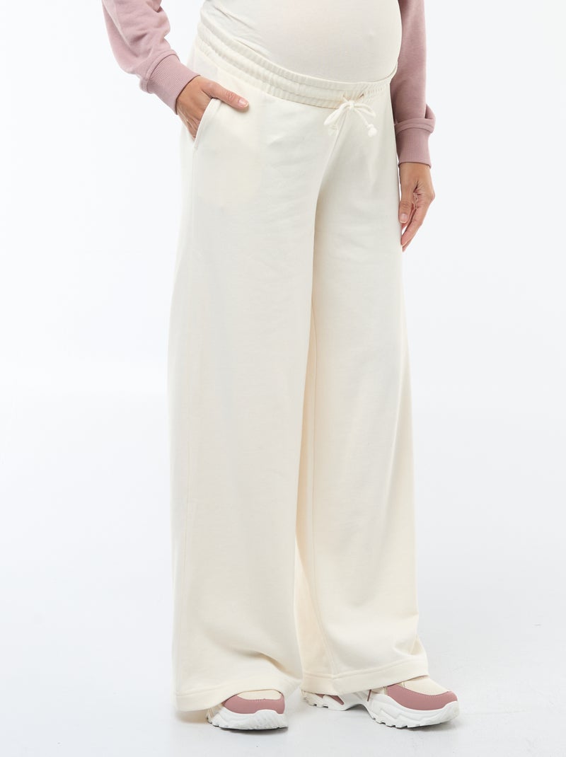 Zwangerschapsjoggingbroek Wit - Kiabi