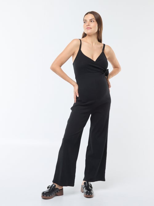 Zwangerschapsjumpsuit van ribtricot - Kiabi
