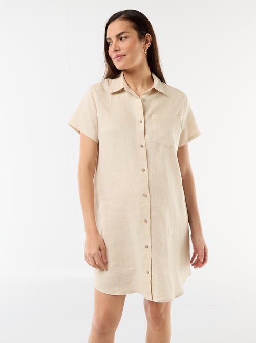 Zwangerschapsjurk van linnen - Kiabi