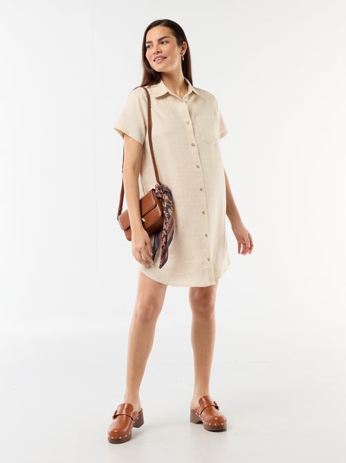 Zwangerschapsjurk van linnen - Kiabi