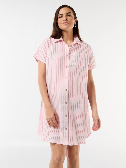 Zwangerschapsjurk van linnen - Kiabi