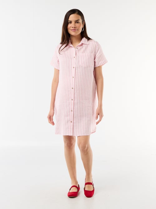 Zwangerschapsjurk van linnen - Kiabi