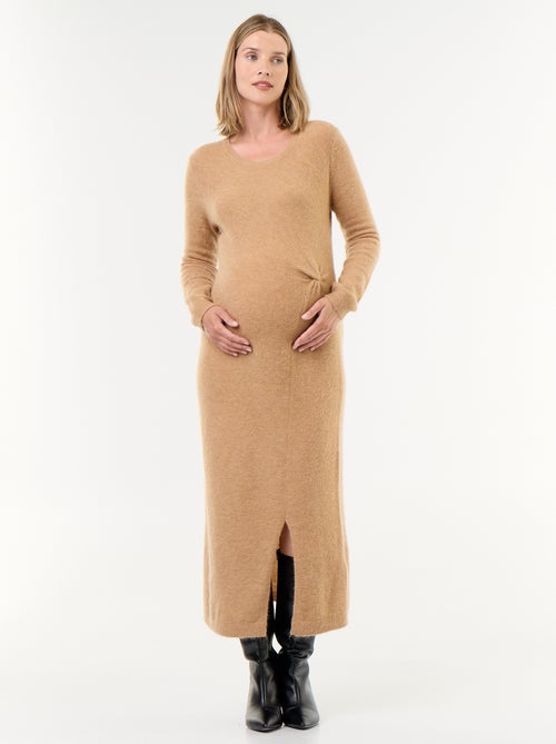 Zwangerschapsjurk van wolmix - Kiabi