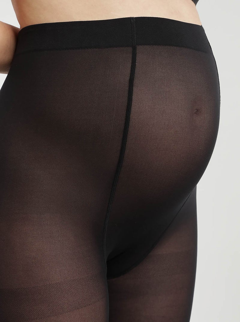 Zwangerschapspanty 'DIM' - 50D zwart - Kiabi