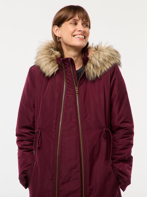 Zwangerschapsparka met draagcover - Kiabi