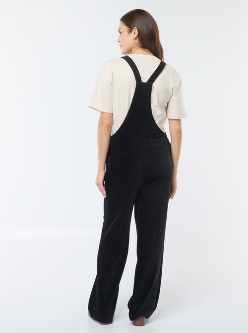 Zwangerschapssalopette van velours - Kiabi