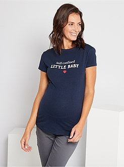 Zwangerschapsshirt 'Ecodesign' - Kiabi