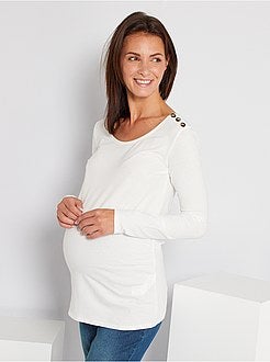 Zwangerschapsshirt 'Ecodesign' - Kiabi