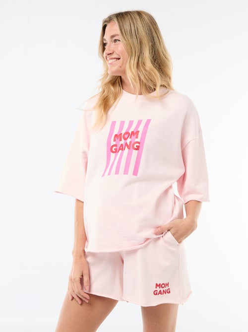 Zwangerschapsshort van French Terry - Kiabi