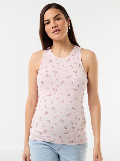 Zwangerschapstanktop met Amerikaanse mouwinzet - Kiabi