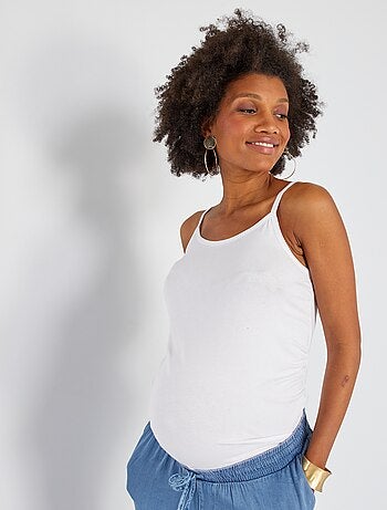 Zwangerschapstop met smalle, verstelbare schouderbandjes - Kiabi