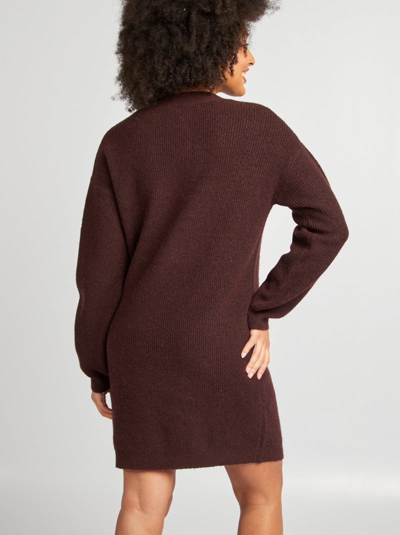 Zwangerschapstrui-jurk PAARS - Kiabi