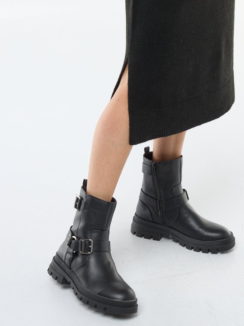 Zwangerschapstrui-jurk zwart - Kiabi