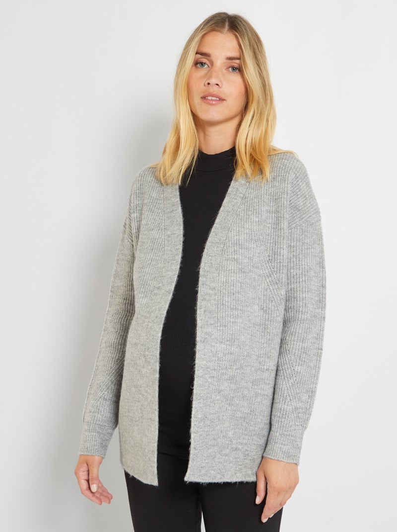 Zwangerschapsvest van tricot GRIJS - Kiabi