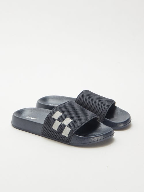 Zwembadslippers met band van mesh - Kiabi