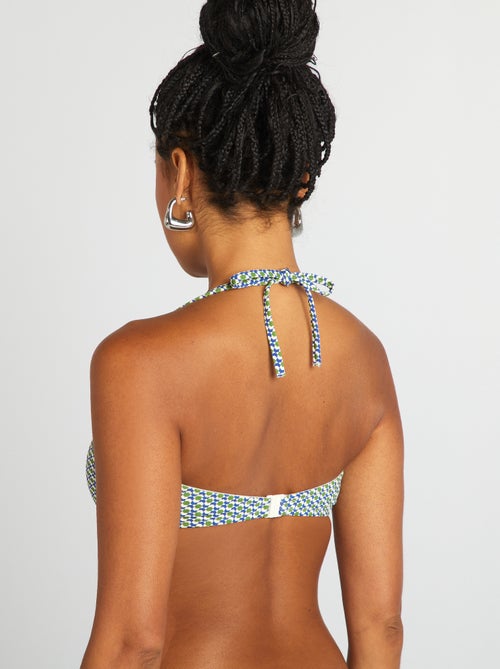 Zwembandeau met geometrische print - Kiabi