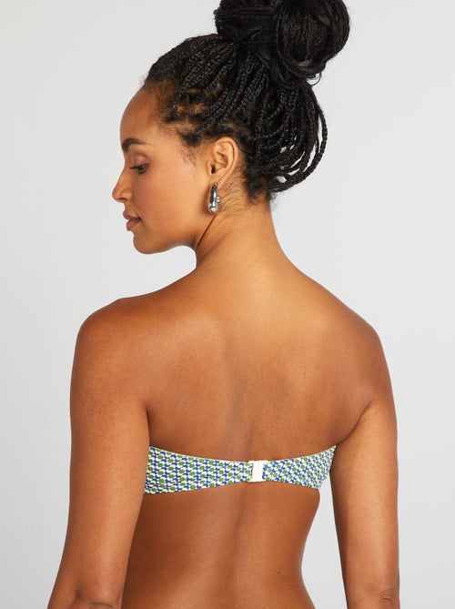 Zwembandeau met geometrische print - Kiabi