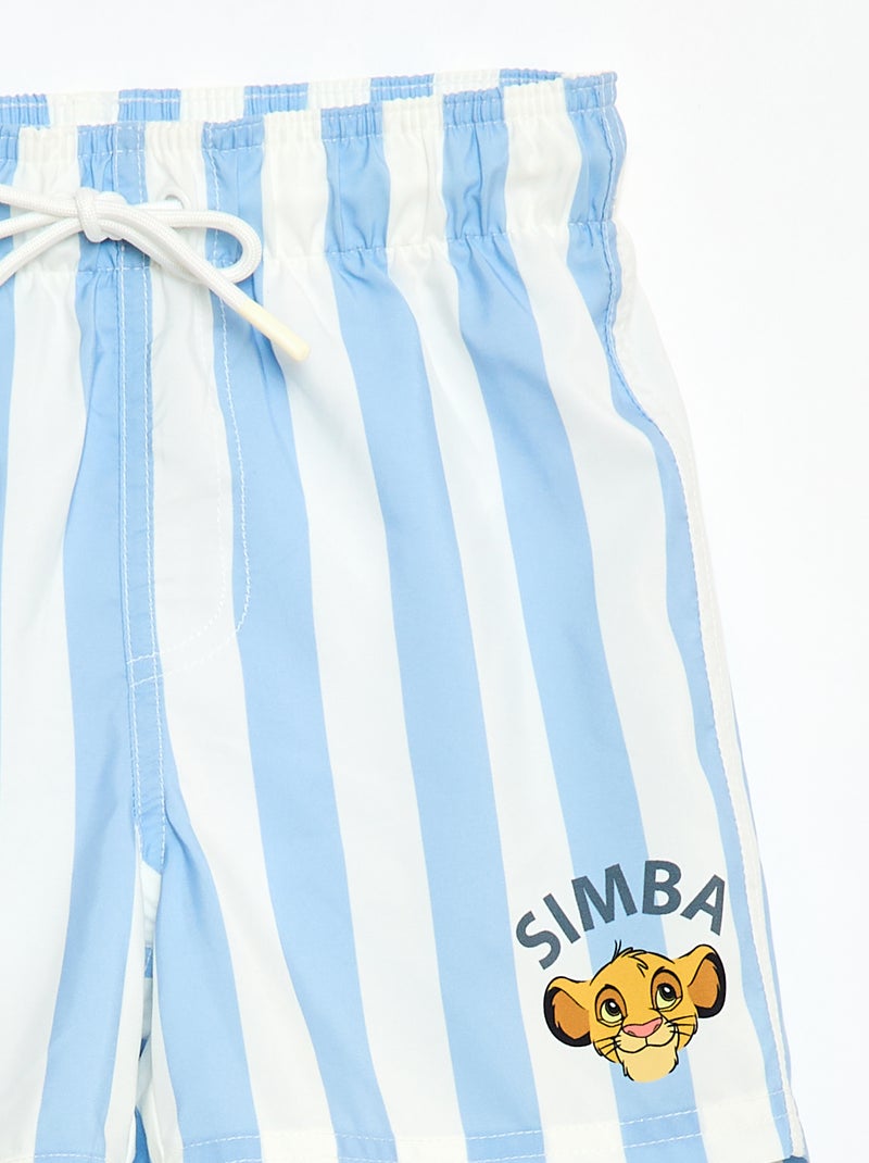 Zwembermuda met 'Disney' motief Blauw - Kiabi