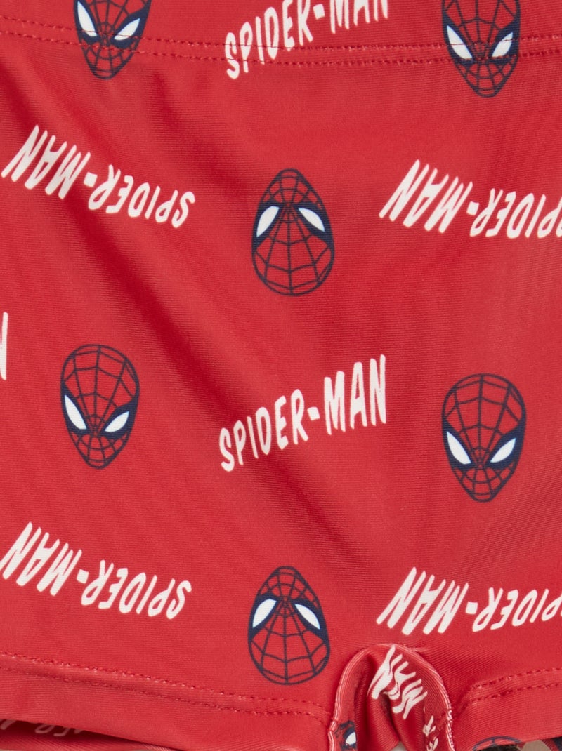Zwembroek boxershort 'Marvel' 'Spider-Man' Rood - Kiabi