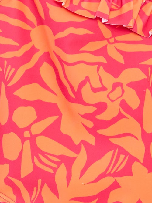 Zwempakje met print en blote schouder - Kiabi