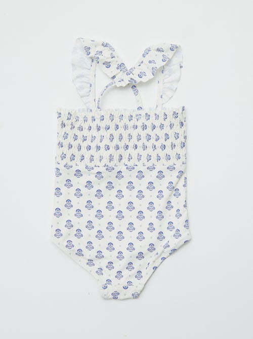 Zwempakje met print en volants - 1-delig - Kiabi