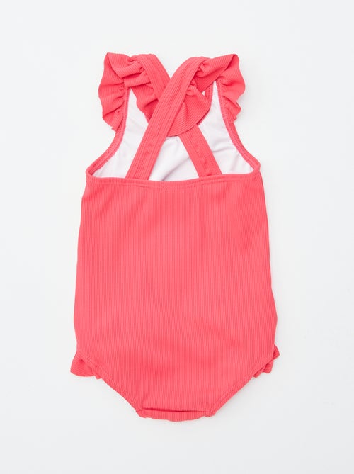 Zwempakje met ruches - 1-delig - Kiabi