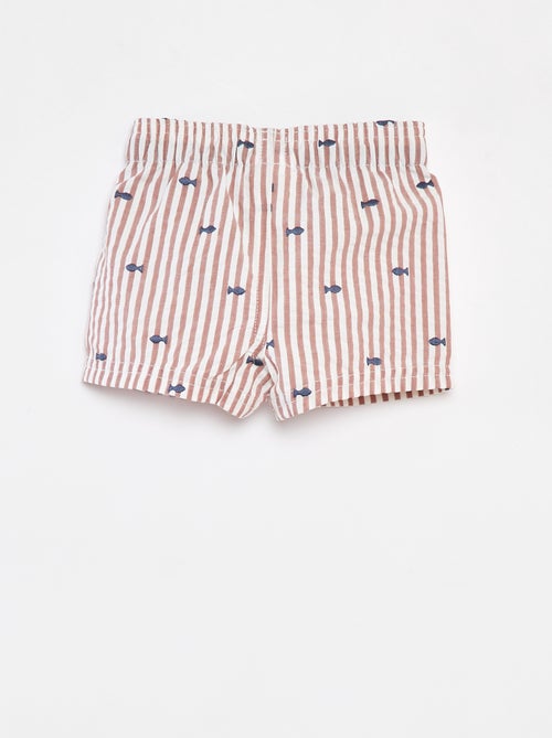 Zwemshort met motief - Kiabi