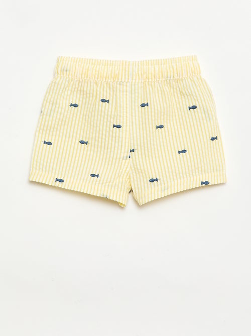 Zwemshort met motief - Kiabi