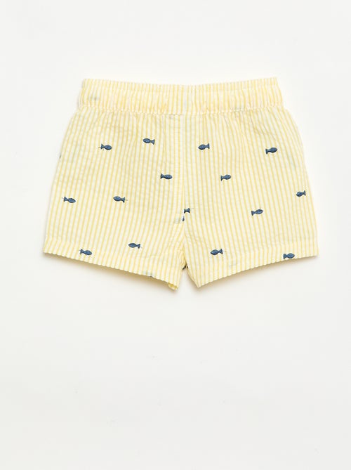 Zwemshort met motief - Kiabi