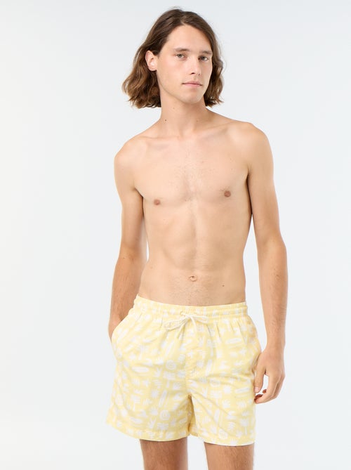 Zwemshort met motief - Kiabi