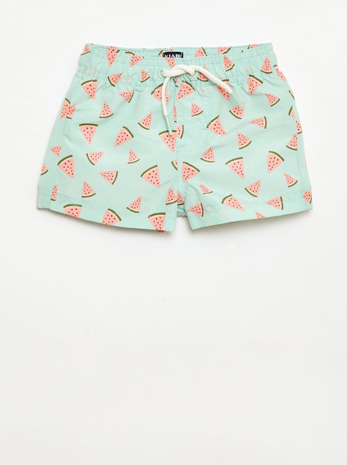 Zwemshort met motief - Kiabi