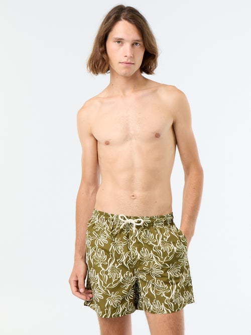 Zwemshort met motief - Kiabi