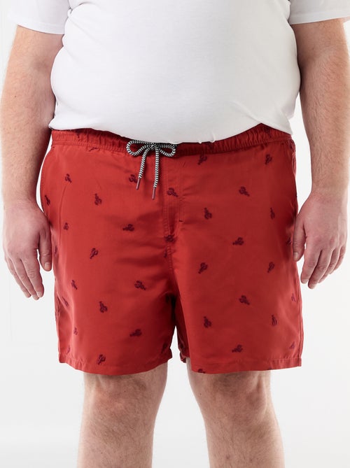 Zwemshort met motief - Kiabi