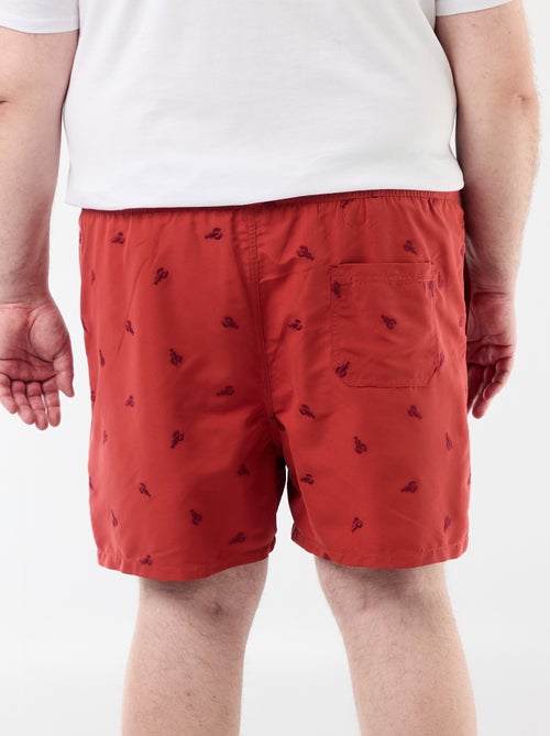 Zwemshort met motief - Kiabi