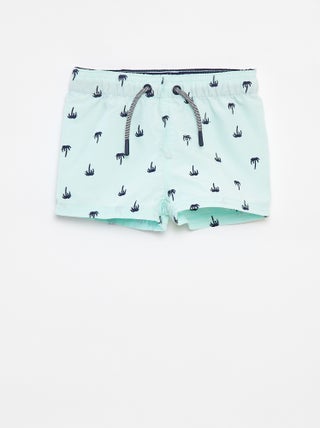 Zwemshort met motiefjes