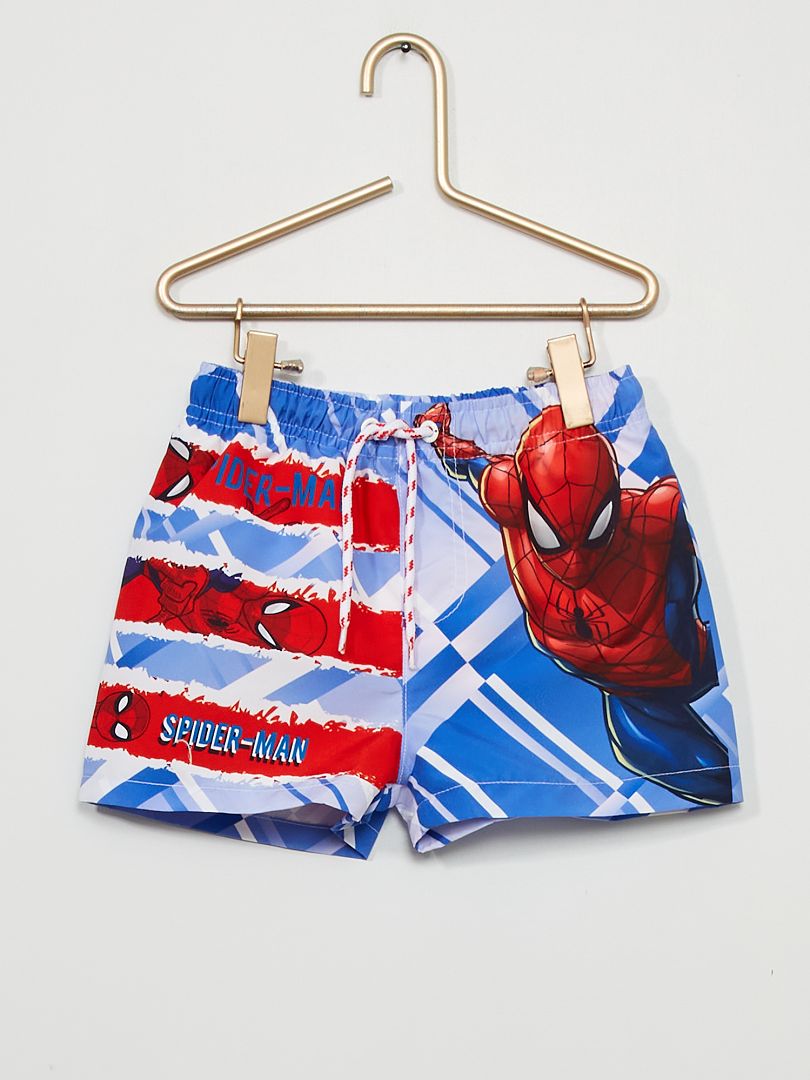 Zwemshort met Spider-Man-print blauw - Kiabi