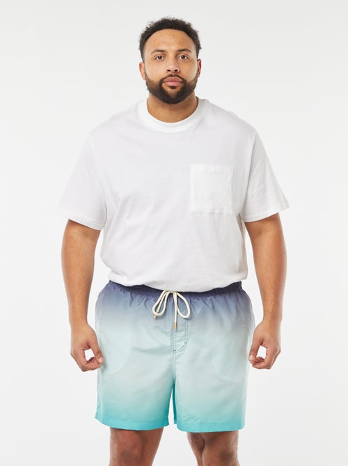 Zwemshort met tie-dyeprint - Kiabi