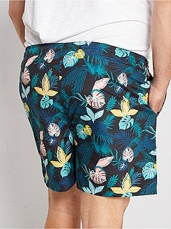 Zwemshort met tropische print - Kiabi