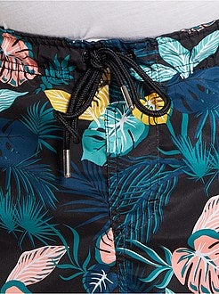 Zwemshort met tropische print - Kiabi