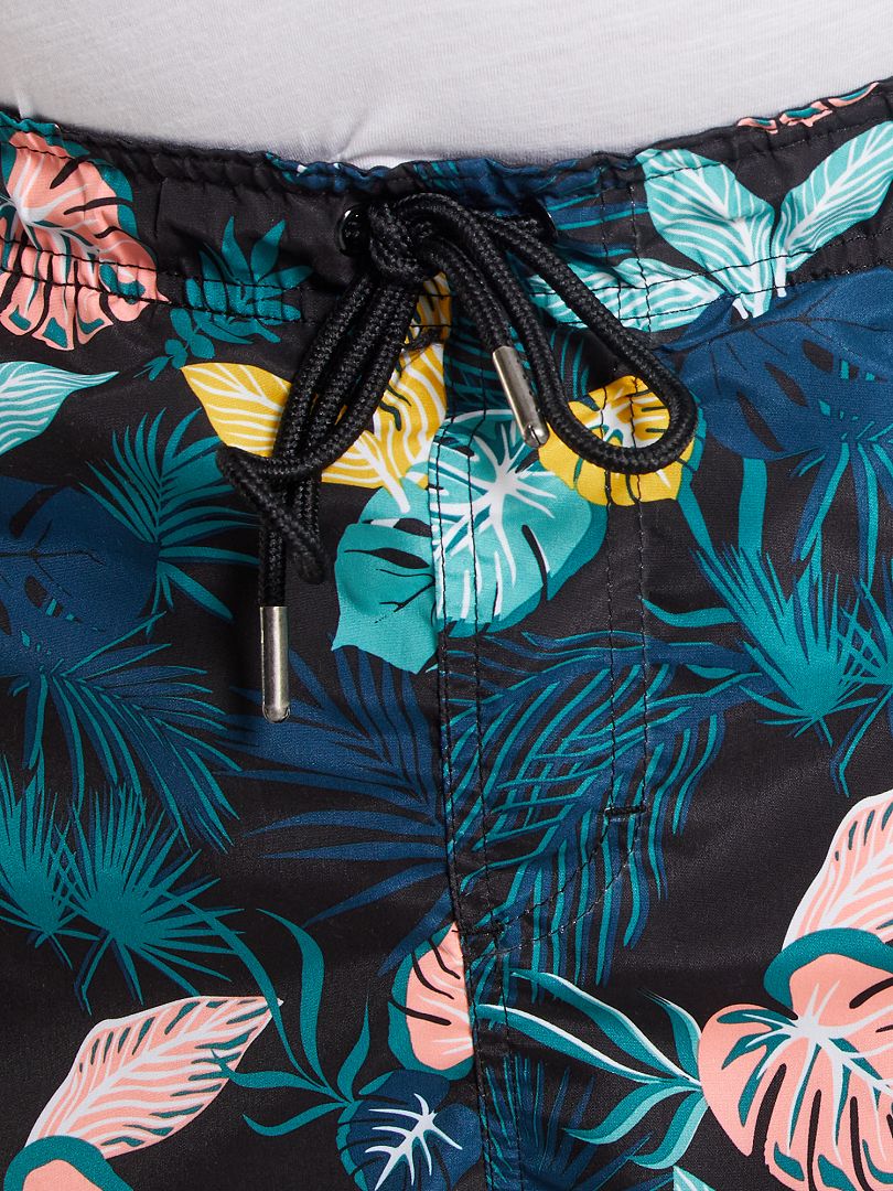 JACK & JONES JUNIOR zwemshort JPSTFIJI donkerblauw/rood/wit
