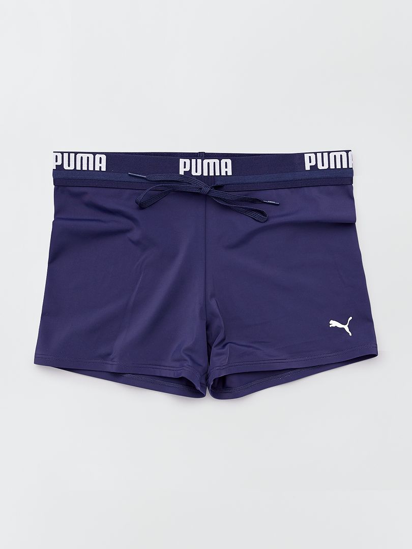 Zwemshort ‘Puma’ met tailleband met logo BLAUW - Kiabi