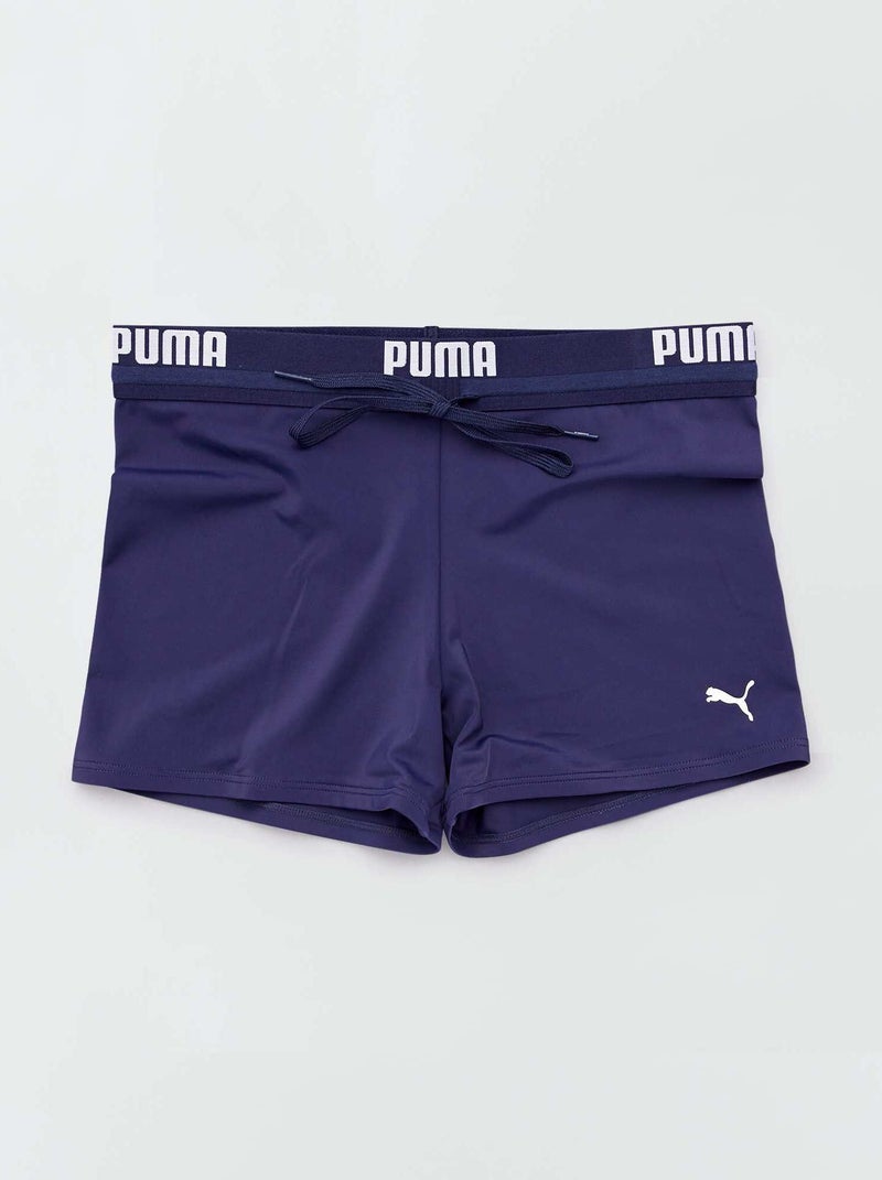 Zwemshort ‘Puma’ met tailleband met logo BLAUW - Kiabi