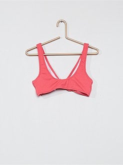 Zwemtopje met sierstrik - Kiabi